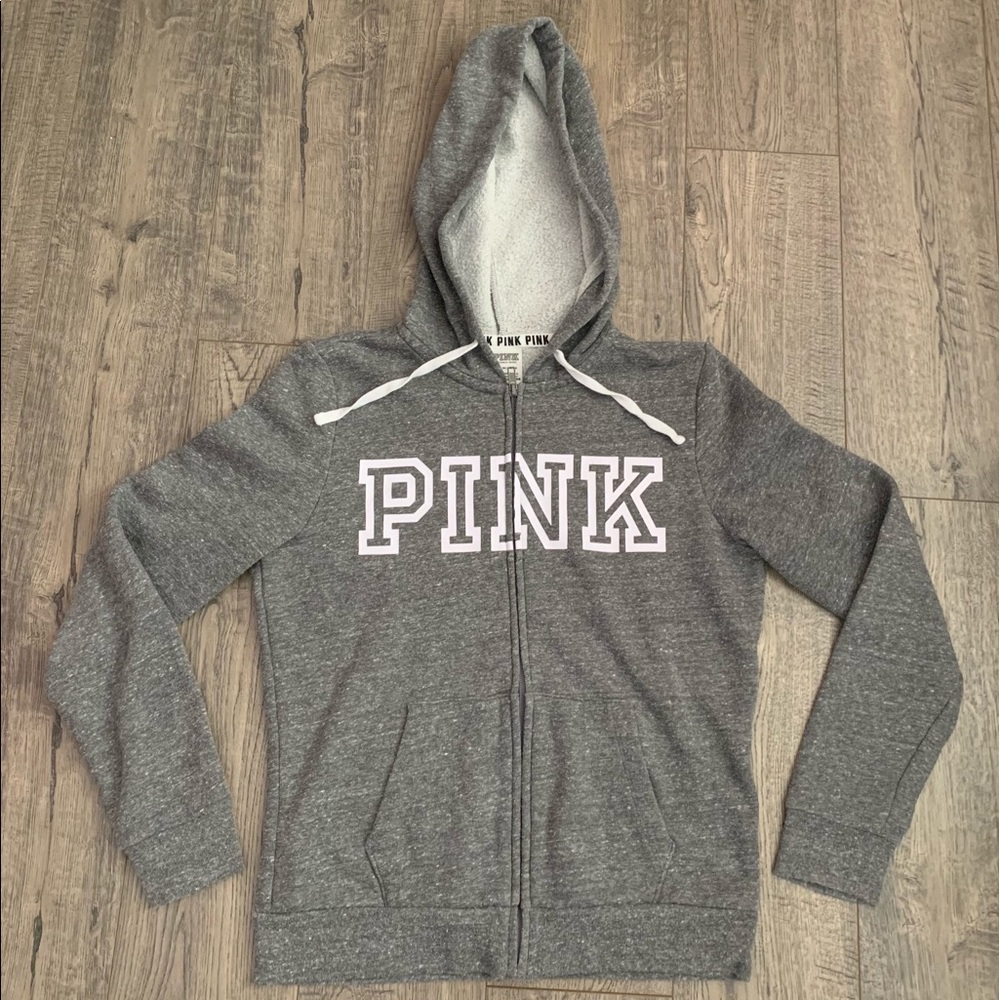 Victoria’s Secret PINK Grey Zip Up Jacket